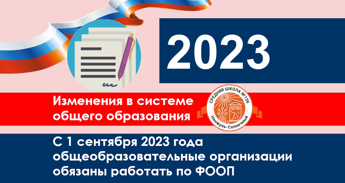 Изменения в системе общего образования в 2023 году.