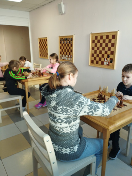 Шахматный турнир для ребят 8-11 лет.