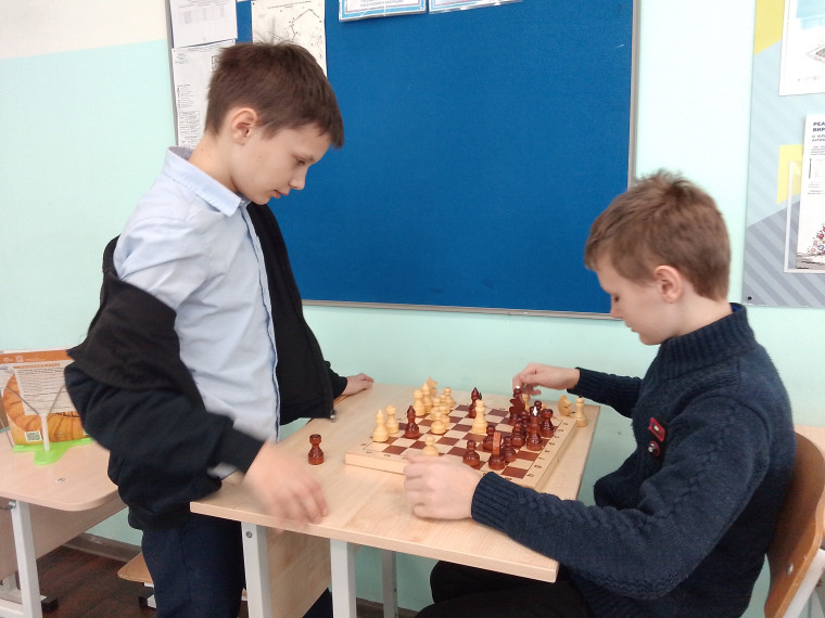 Турнир по шахматам среди обучающихся 5-7 классов, приуроченный к Дню Защитника Отечества.